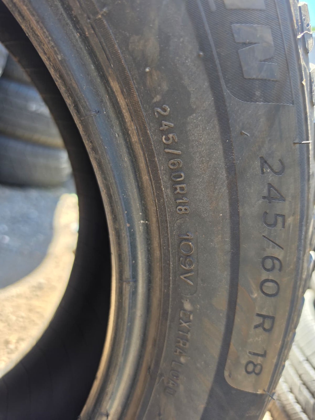 245/60R18 (3 Used Tires) Michelin Cross Climate
