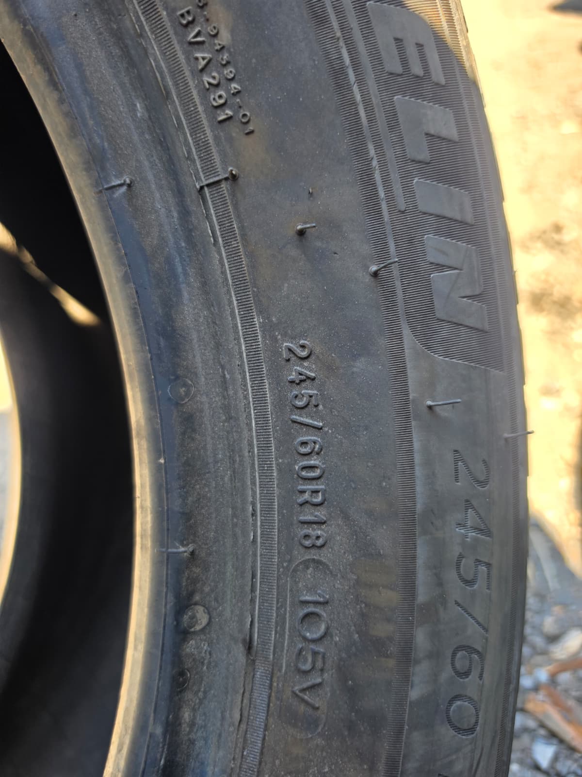 245/60R18 Set (4 Used Tires) Michelin Cross Climate