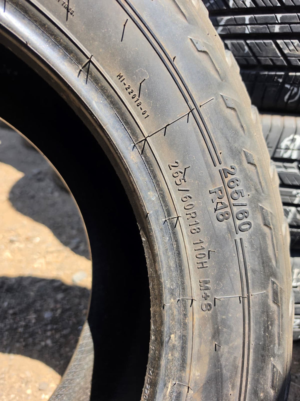 265/60R18 Pair (2 Used Tires) UniRoyal Laredo