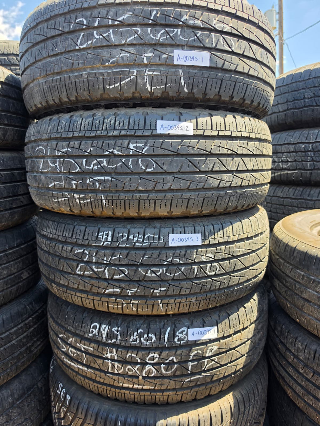 245/60R18 Set (4 Used Tires) FireStone Destination