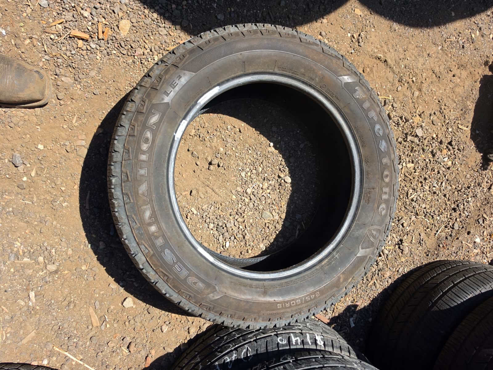 245/60R18 Set (4 Used Tires) FireStone Destination