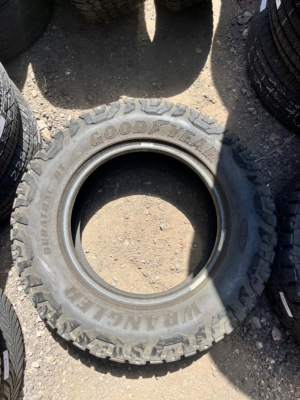 LT275/65R18 Pair (2 Used Tires) Goodyear Wrangler(Duratrac)