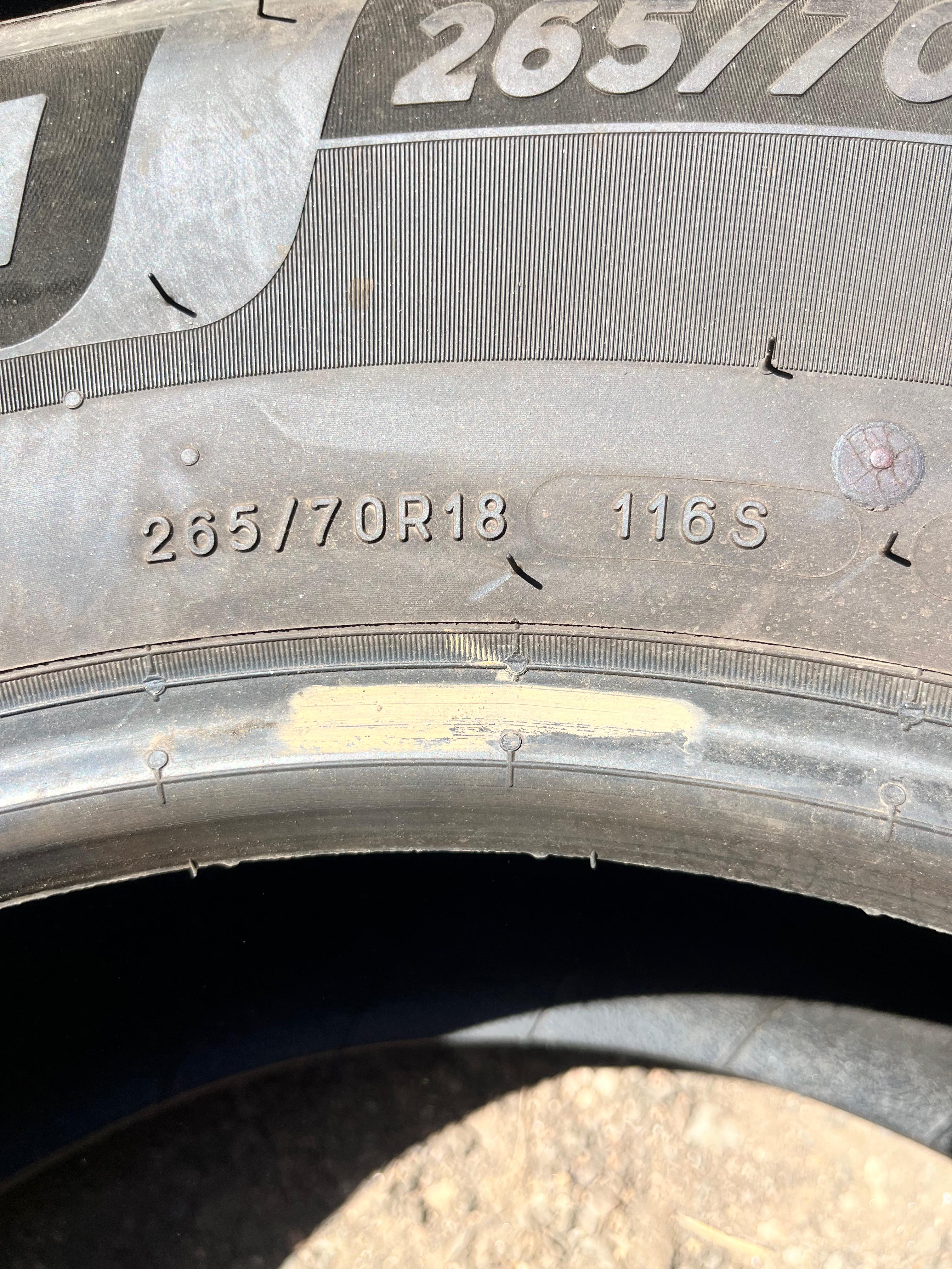 265/70R18 Set (4 Used Tires) Michelin LTX Trail