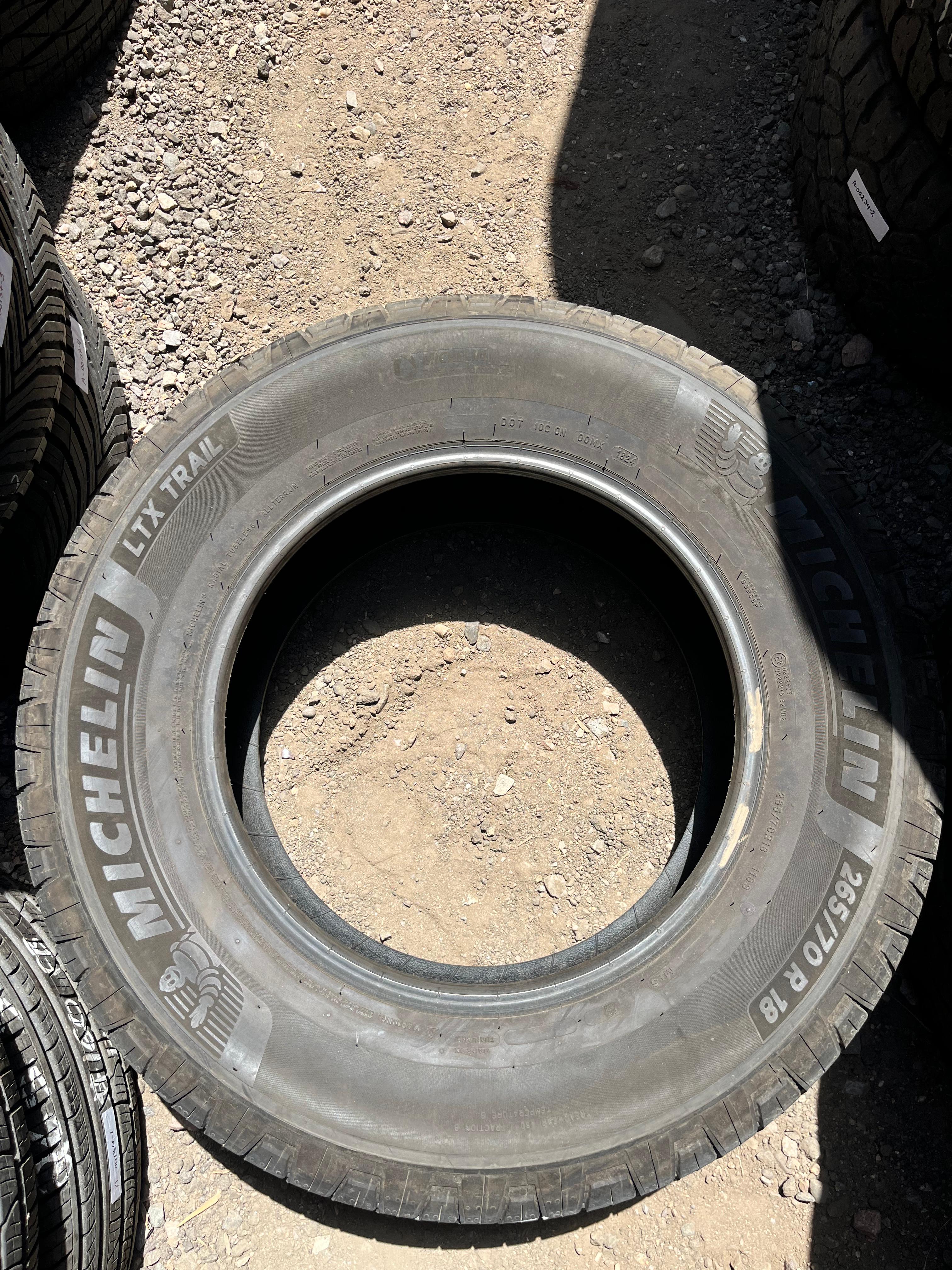 265/70R18 Set (4 Used Tires) Michelin LTX Trail