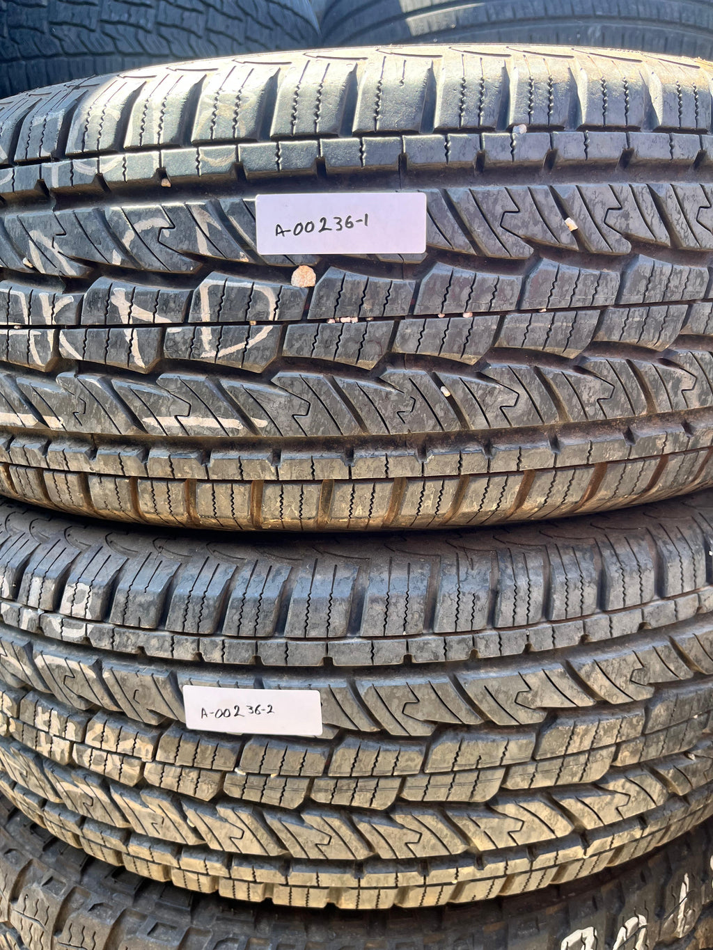 265/70R18 Pair (2 Used Tires) General Grabber Hts