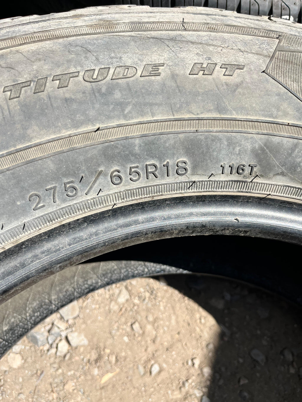 275/65R18 Pair (2 Used Tires) Goodyear Wrangler(Fortitude HT)