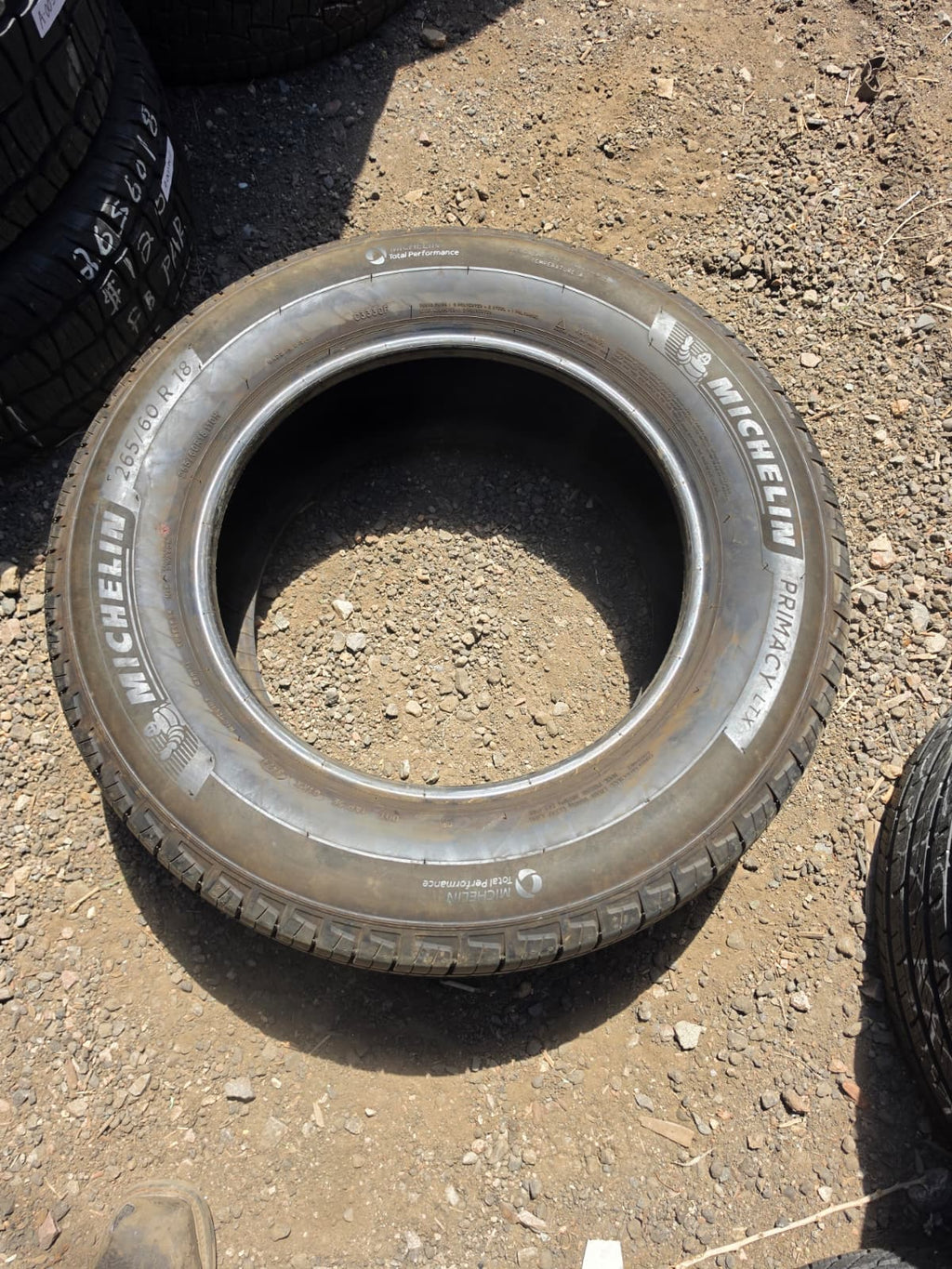265/60R18 Pair (2 Used Tires) Michelin Primacy LTX