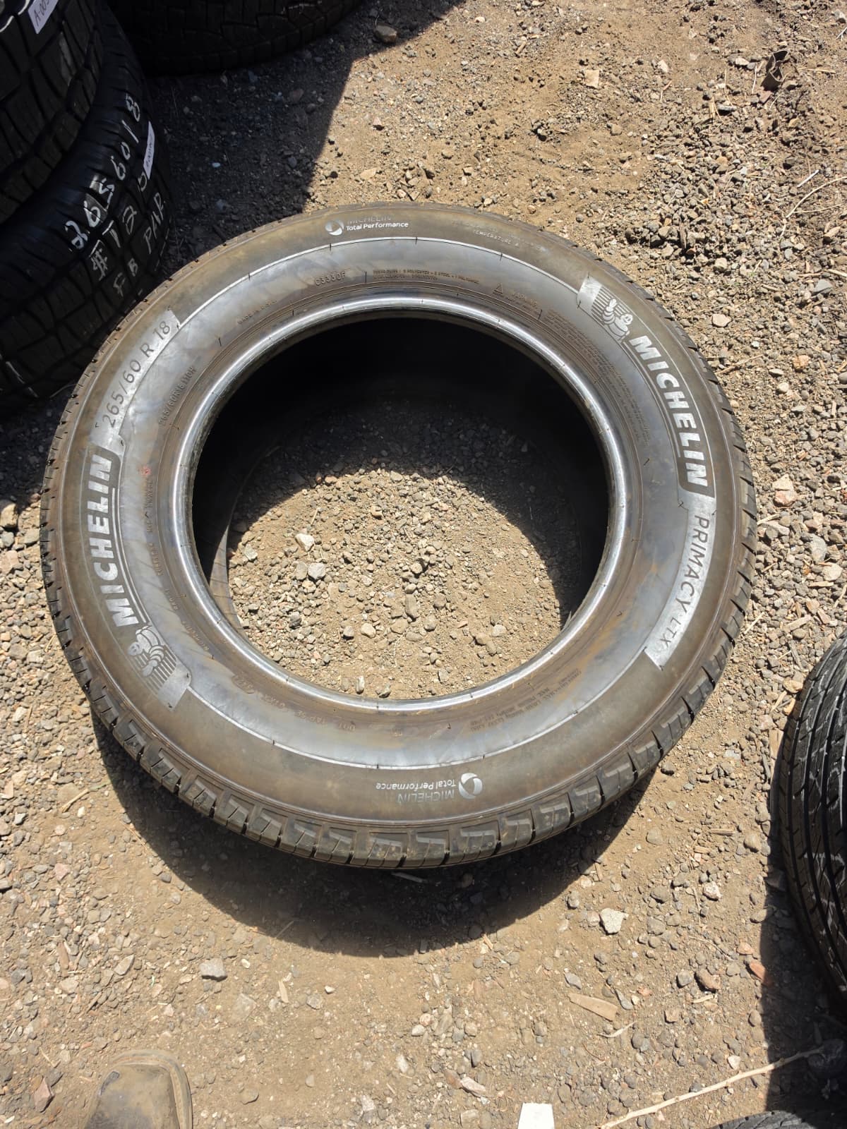 265/60R18 Pair (2 Used Tires) Michelin Primacy LTX
