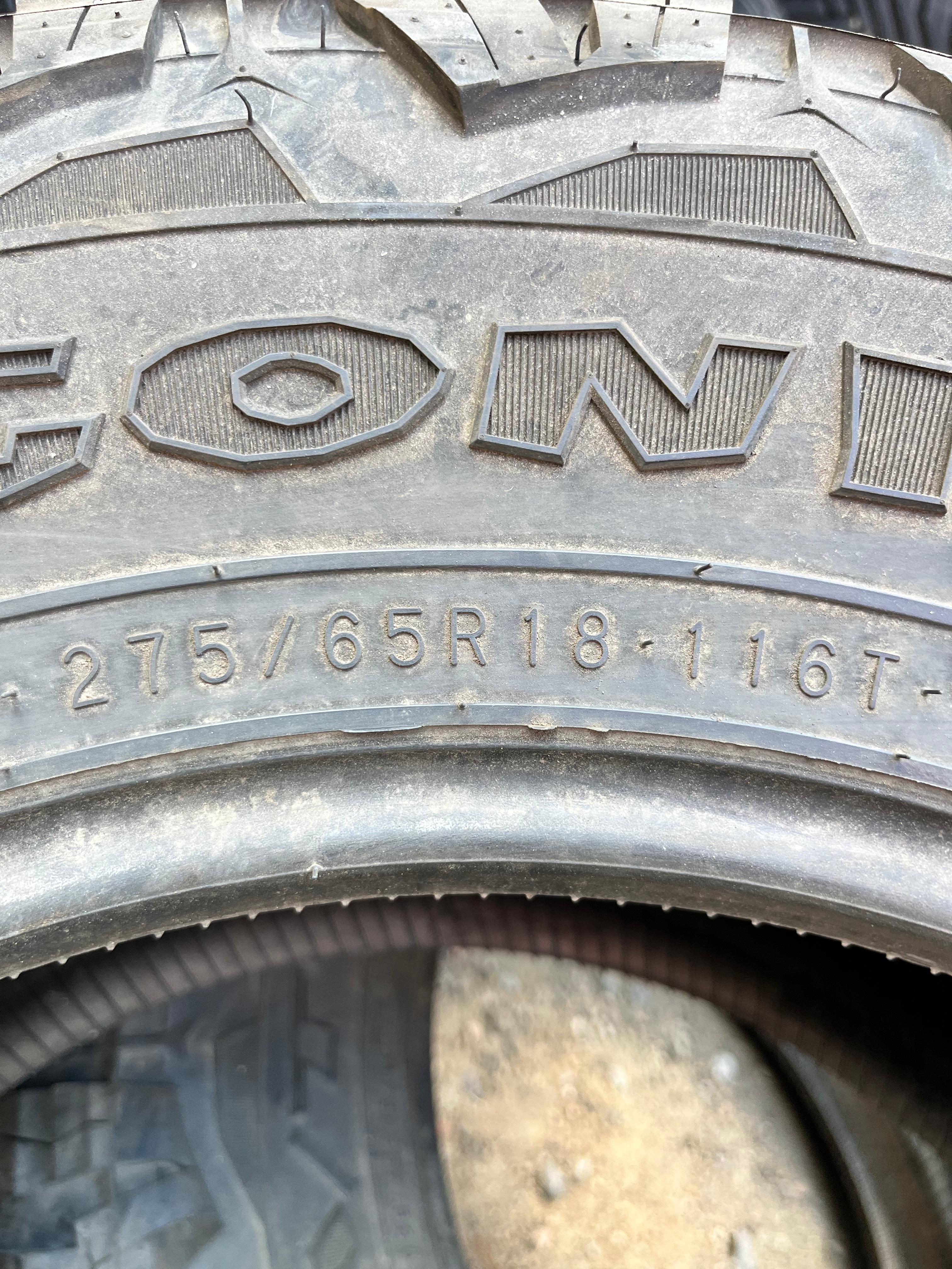 275/65R18 Pair (2 Used Tires) Milestar Pataconia