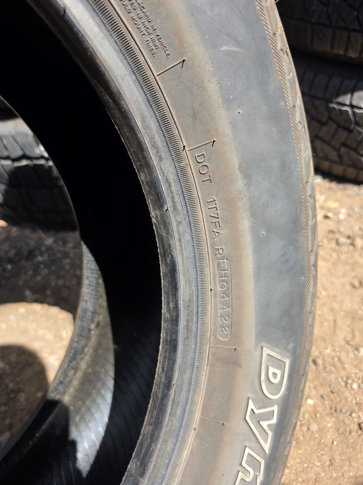265/60R18 Set (4 Used Tires) Hankook DynaPro AT-M