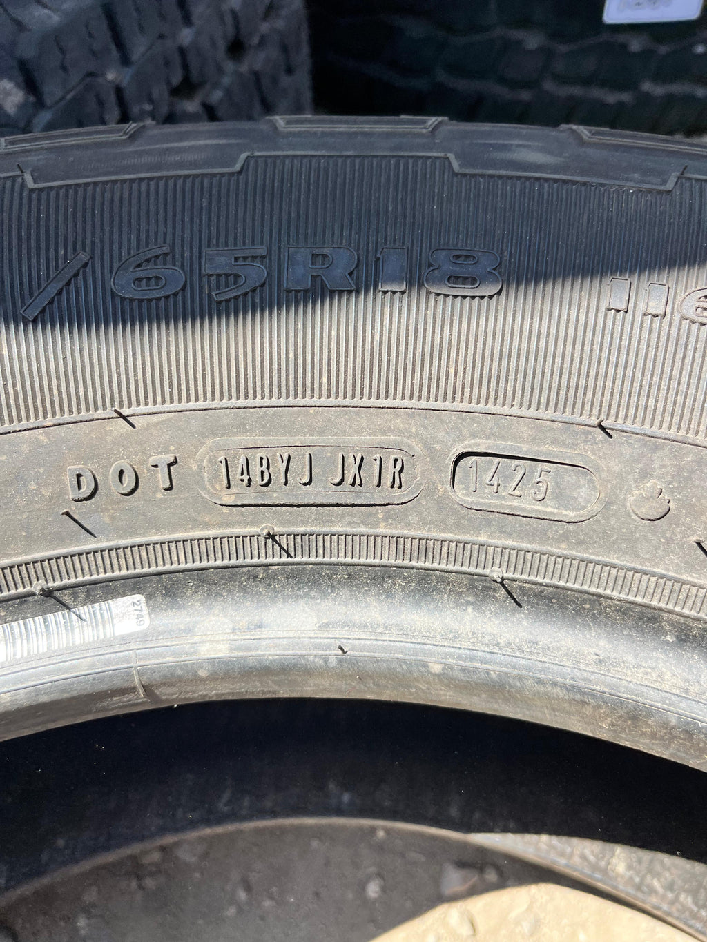 275/65R18 Set (4 Used Tires) Goodyear Wrangler (Territory)