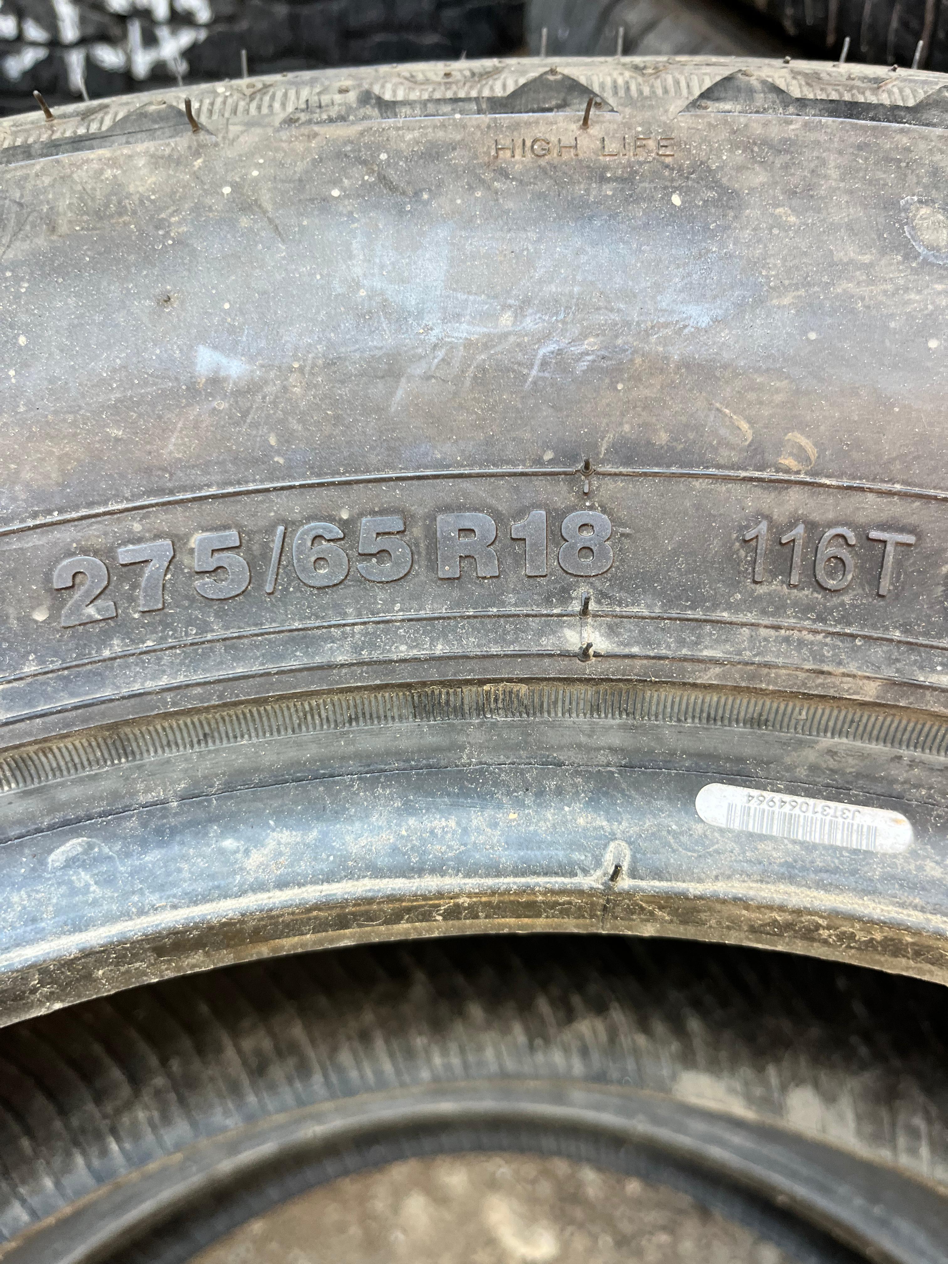 275/65R18 Pair (2 Used Tires) Milestar Patagonia