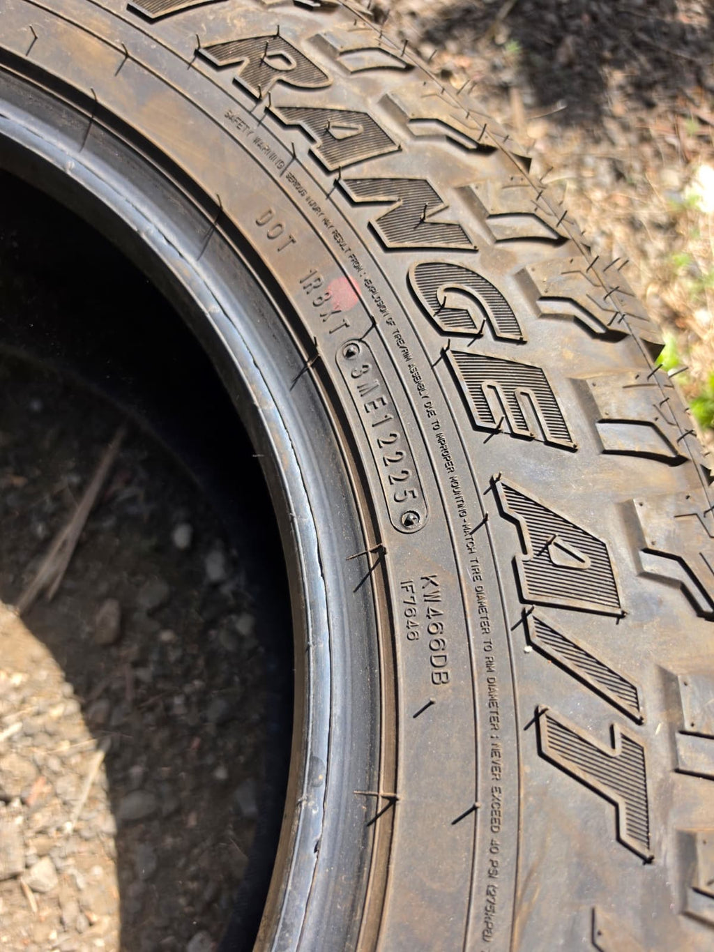 265/60R18 Set (4 Used Tires) Mazama Tire Open Range A/T