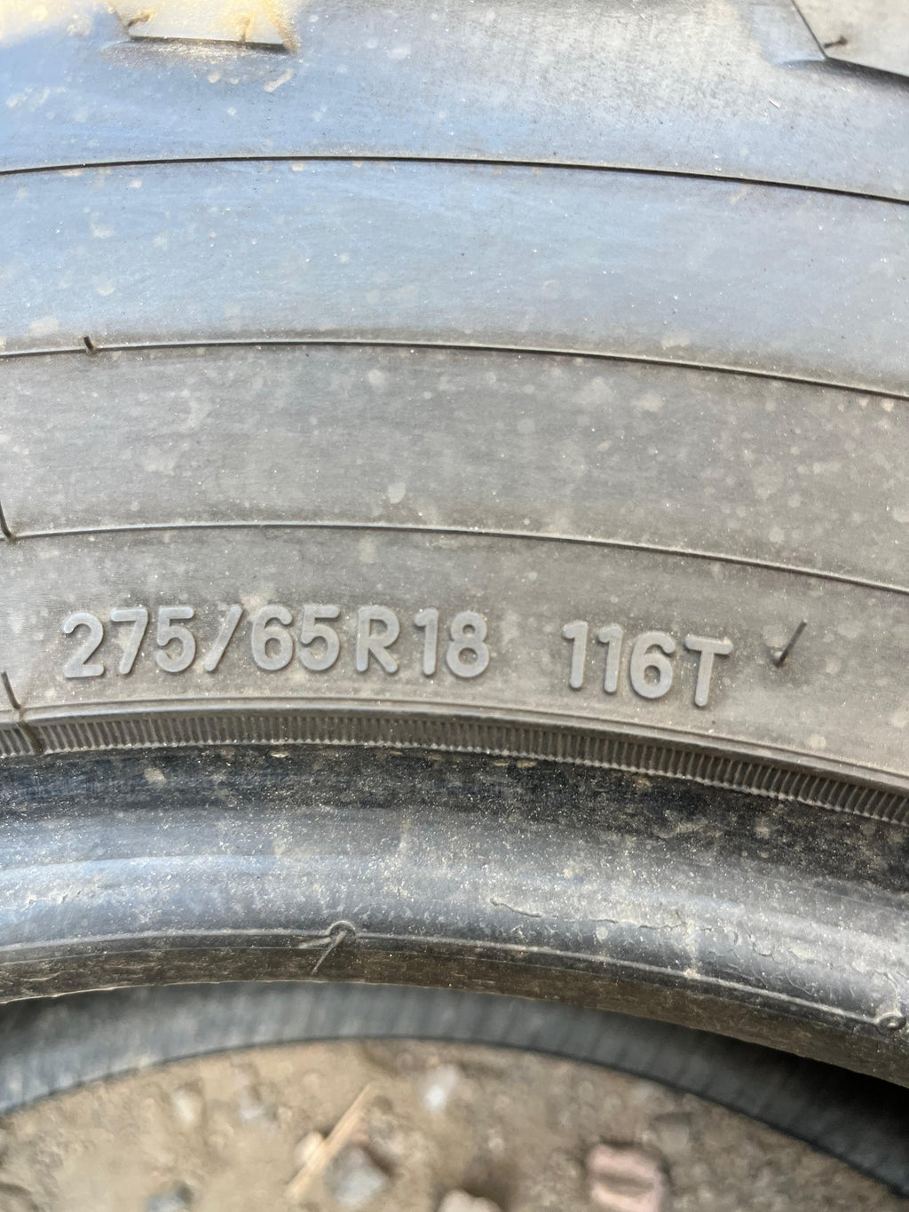 275/65R18 (3 Used Tires) Big Foot Big O