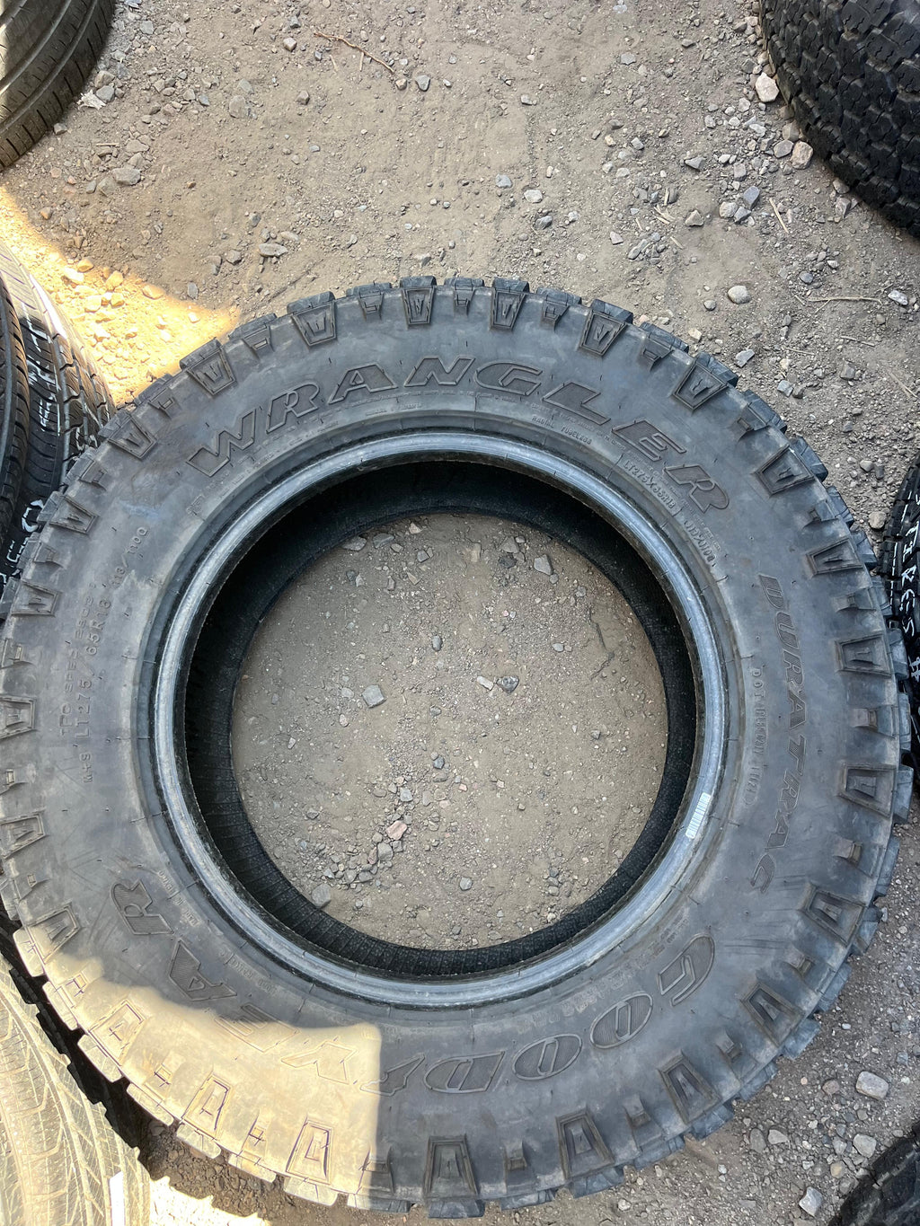 LT275/65R18 Pair (2 Used Tires) Goodyear Wrangler (Duratrac)