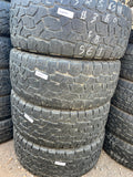 LT325/65R18 Set (4 Used Tires) Toyo Tires Open Country