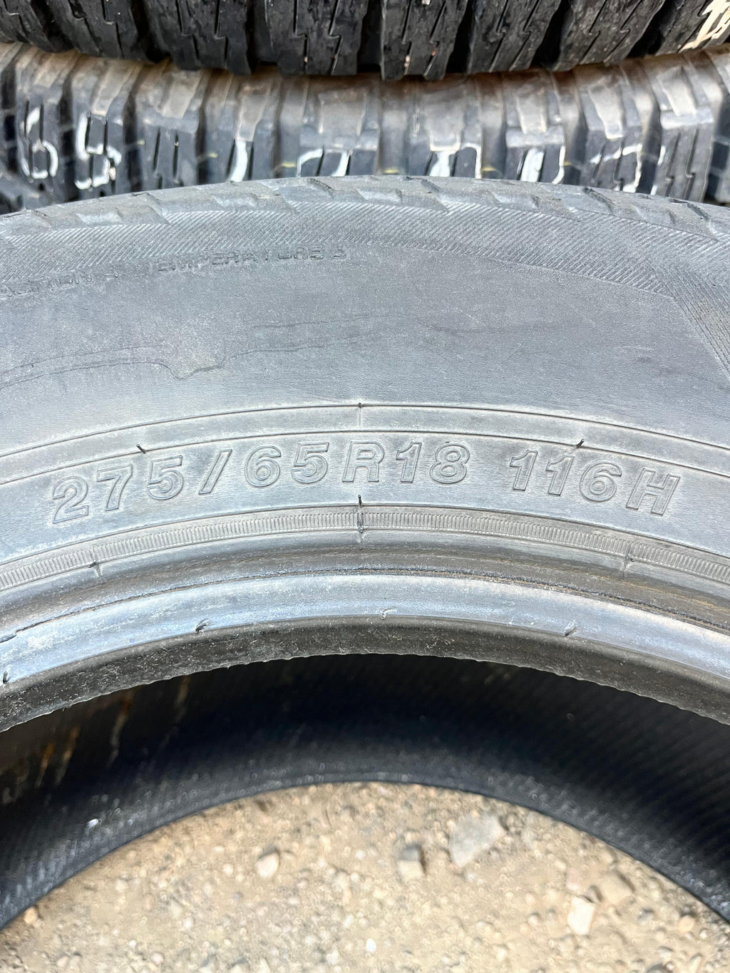 275/65R18 Set (4 Used Tires) Yokohama Geolandar