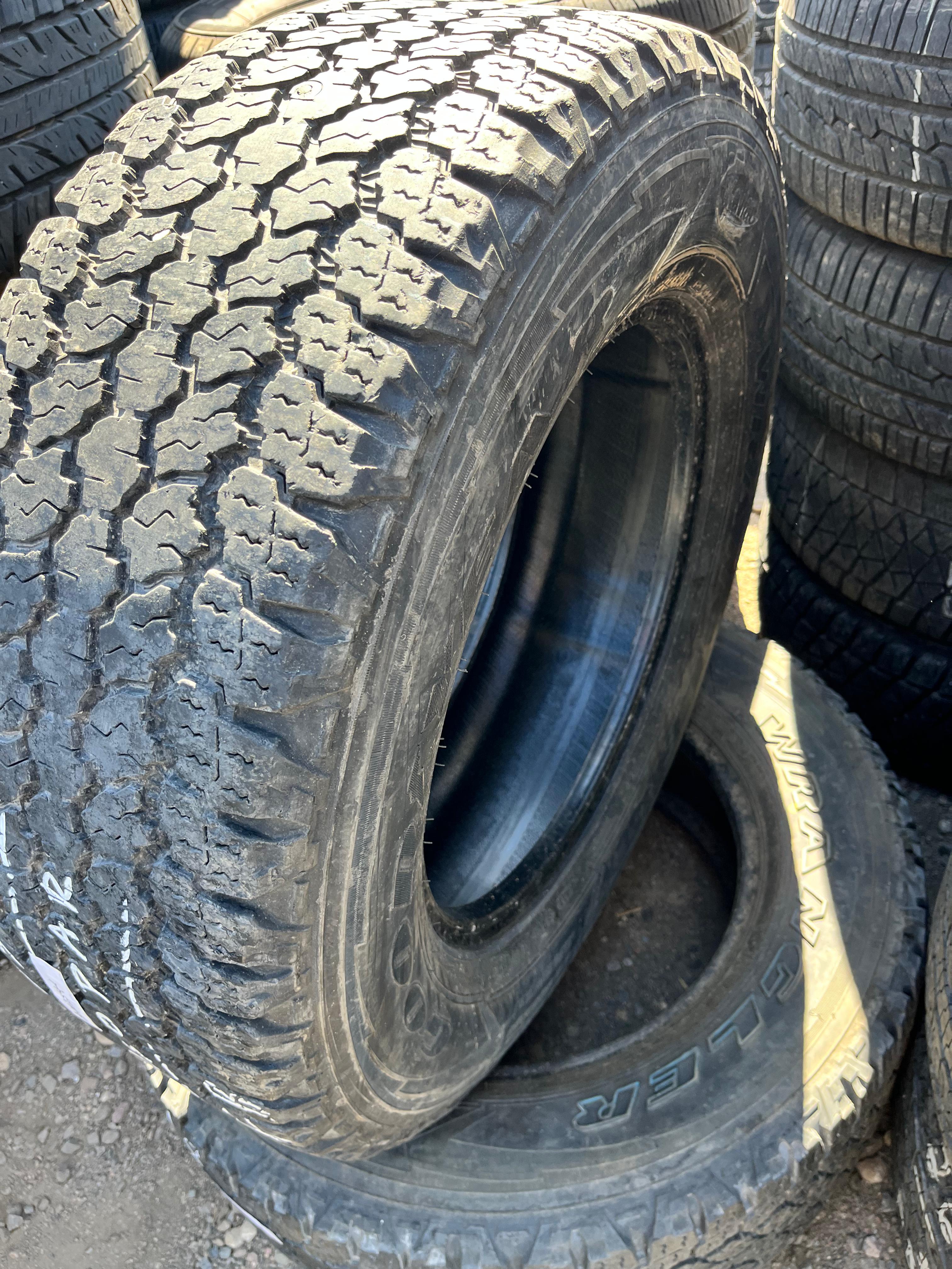 LT275/65R18 Pair (2 Used Tires) Goodyear Wrangler (Adventure)