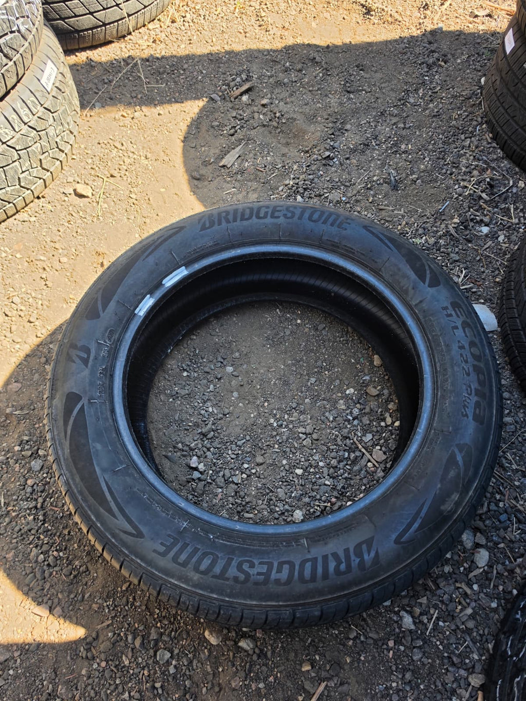235/55R18 Pair (2 Used Tires) Bridgestone Ecopia H/L