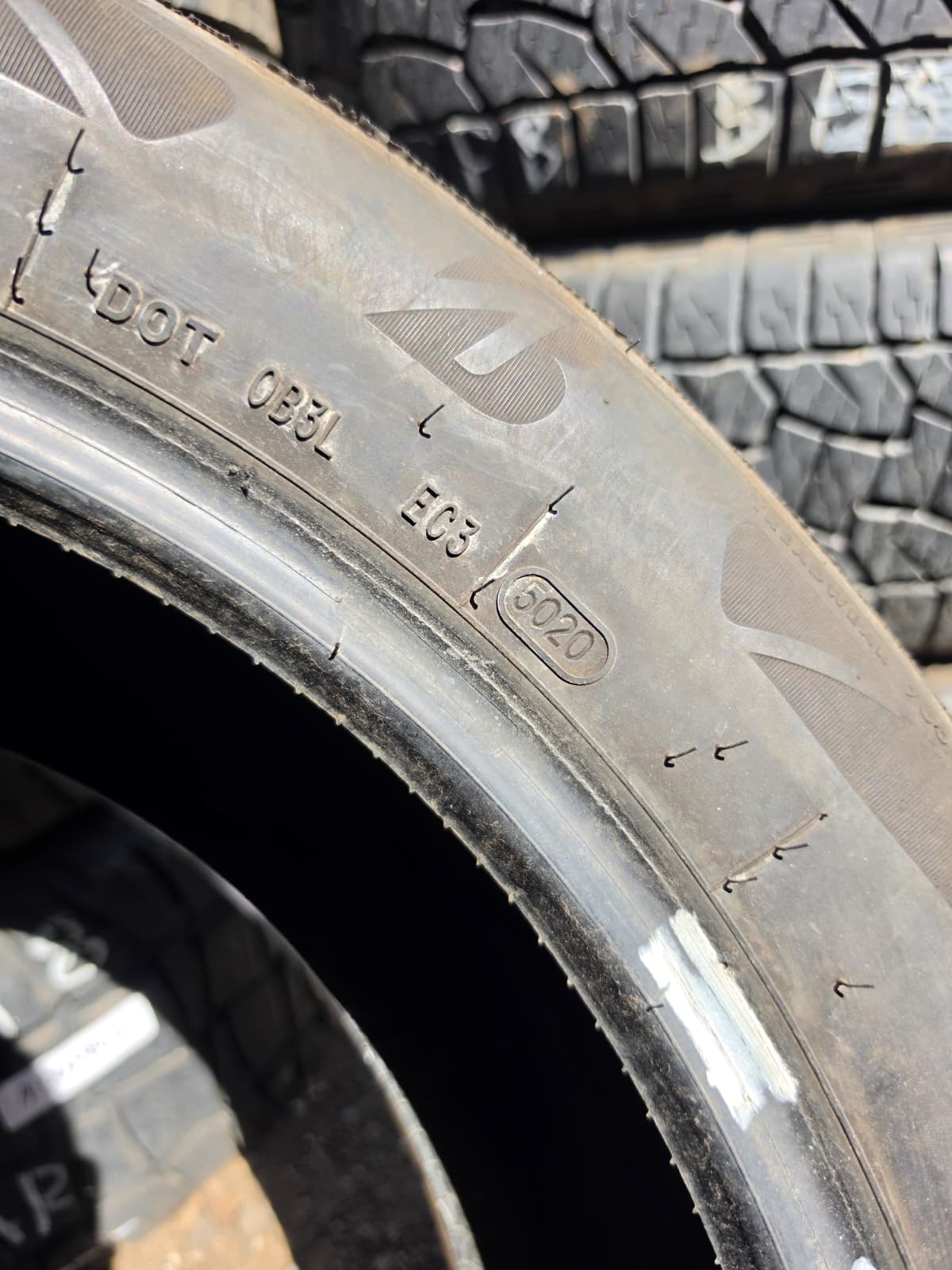235/55R18 Pair (2 Used Tires) Bridgestone Ecopia H/L