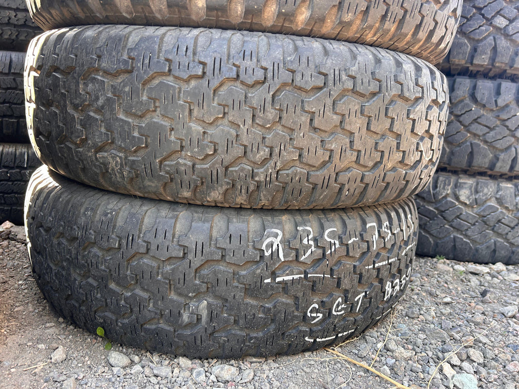 235/75R15 Set (4 Used Tires) Goodyear Wrangler