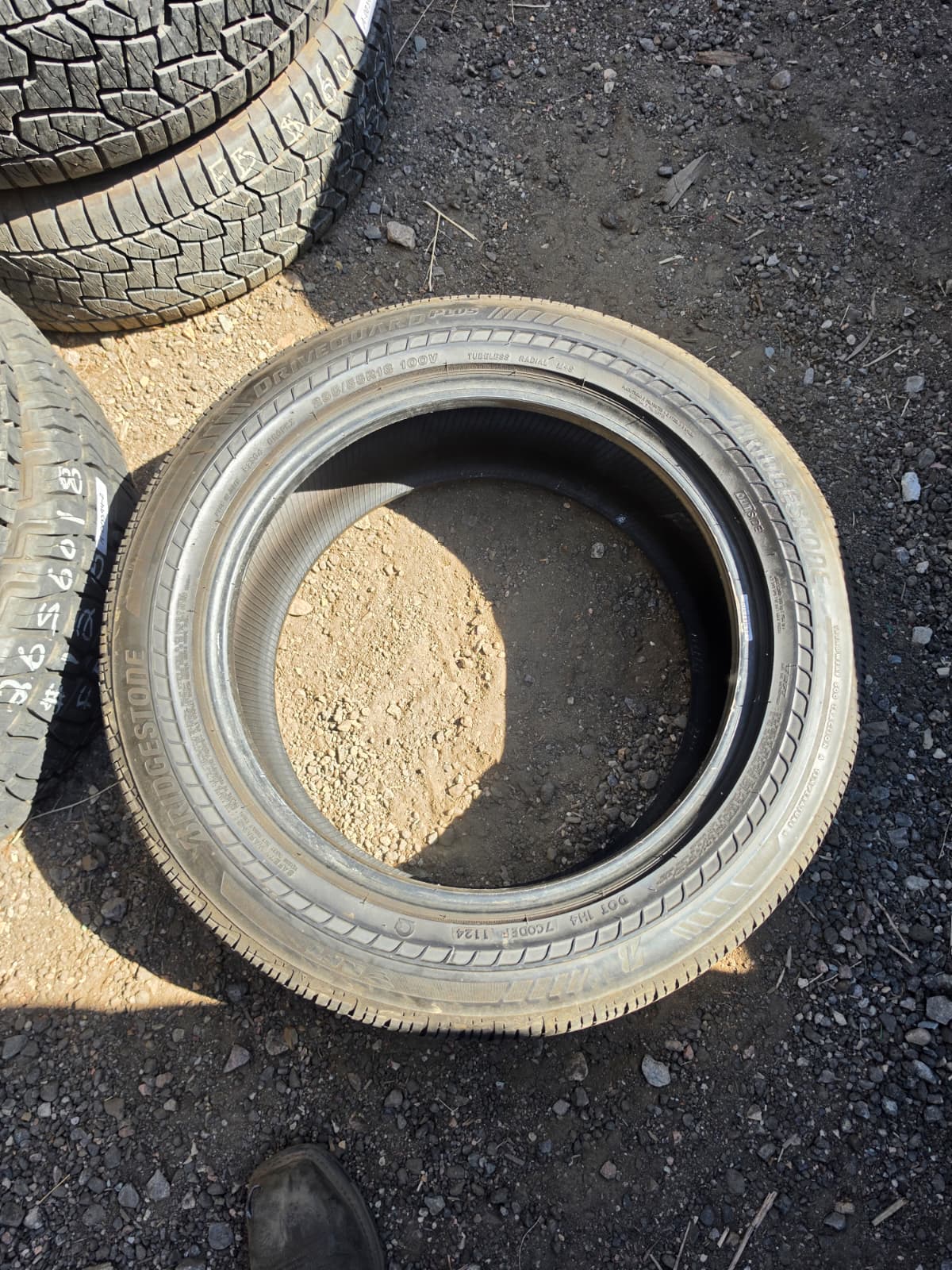 235/55R18 Set (4 Used Tires) Bridgestone Drive Guard Plus