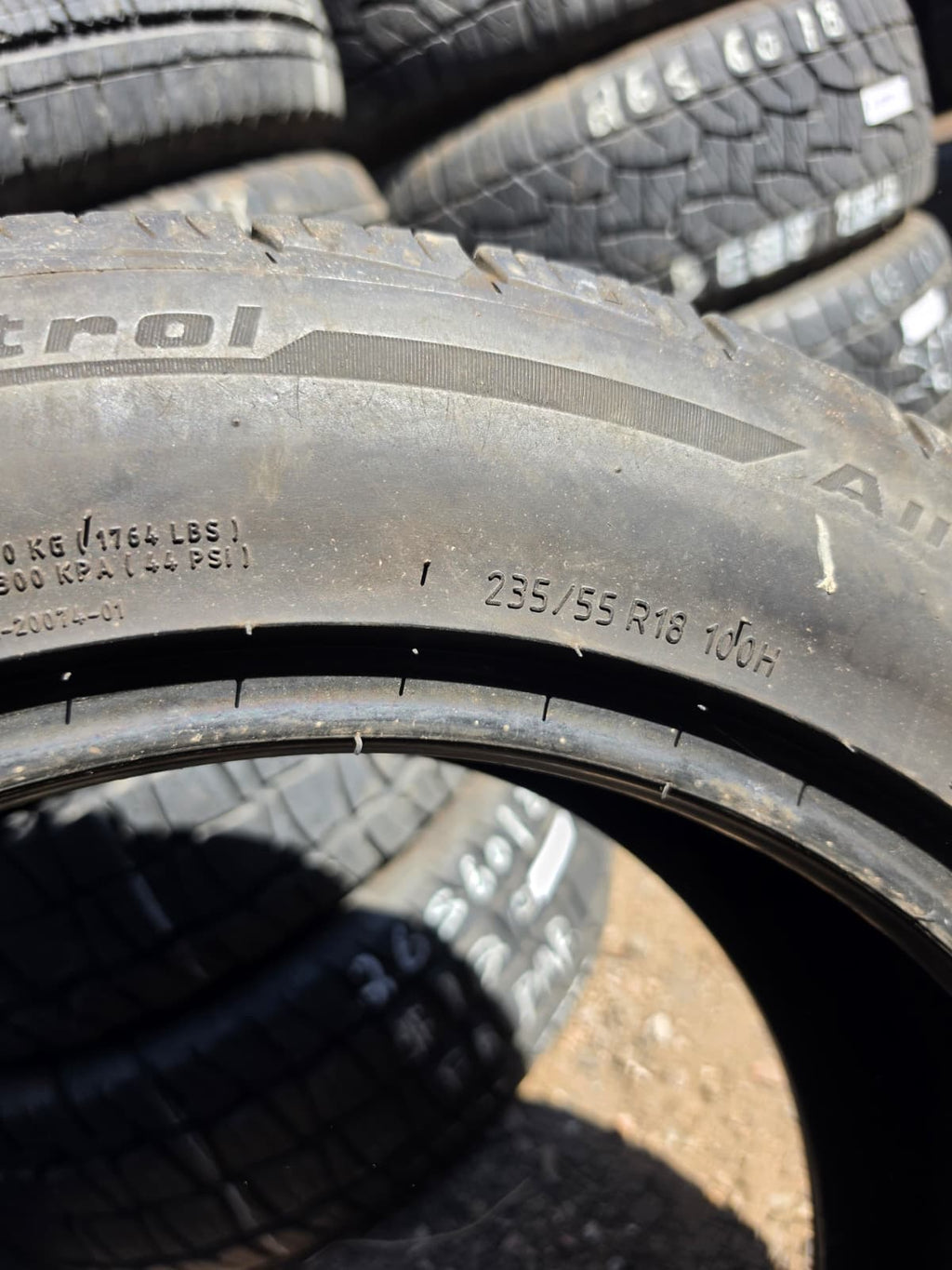 235/55R18 Pair (2 Used Tires) BF Goodrich Advantage Control