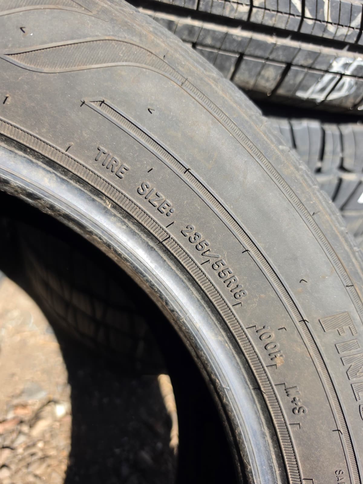 235/55R18 Pair (4 Used Tires) Goodyear Assurance