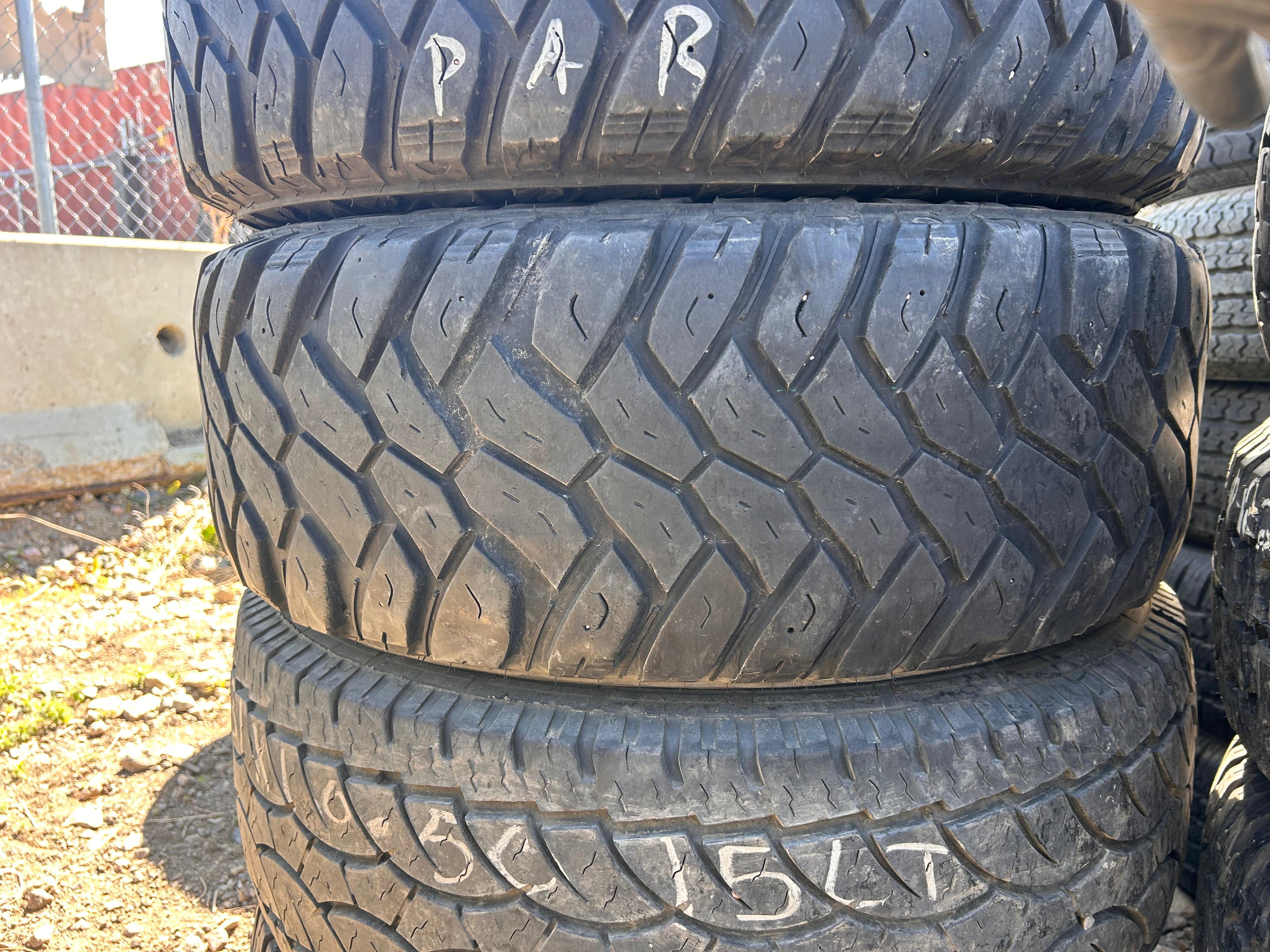 LT31X10.50R15 Pair (2 Used Tires) Duraturn Travia M/T
