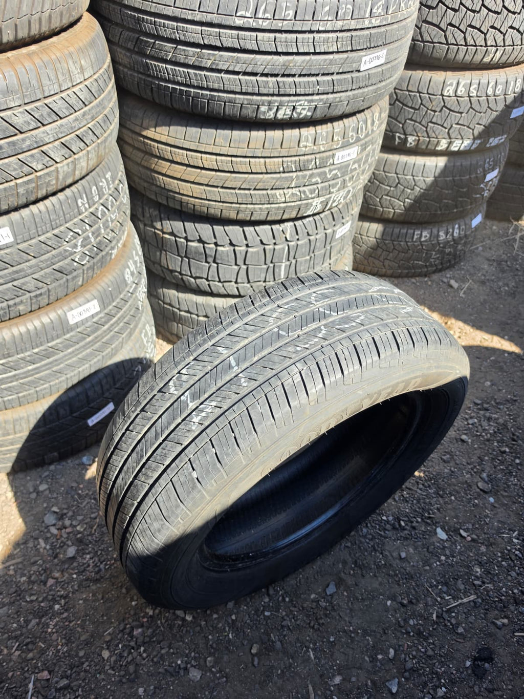 235/55R18 Pair (2 Used Tires) Cooper Commuter