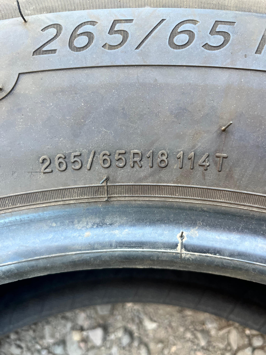 265/65R18 Set (4 Used Tires) Michelin Primacy LTX