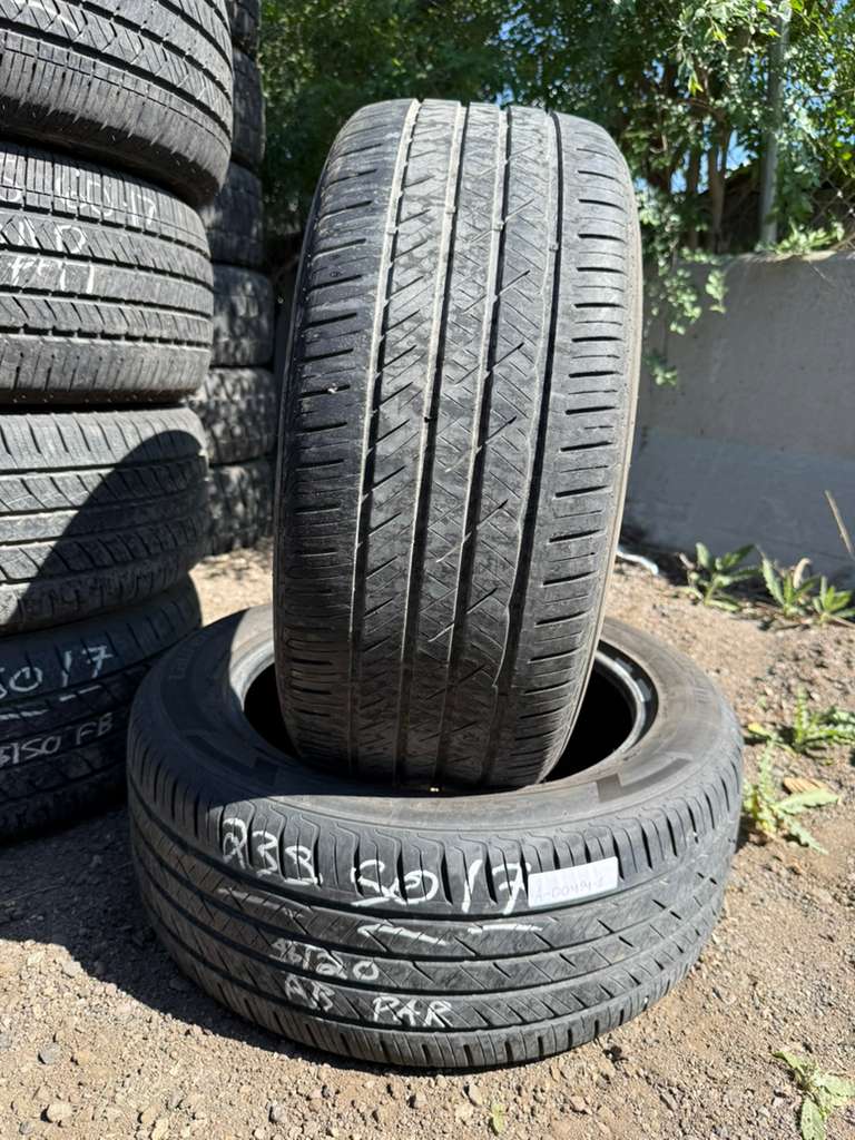 235/50R17 Pair (2 Used Tires) Laufenn S Fit AS
