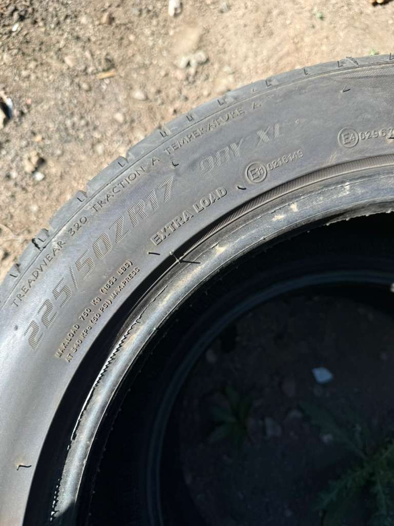 225/50R17 Pair (2 Used Tires) Otani KC2000