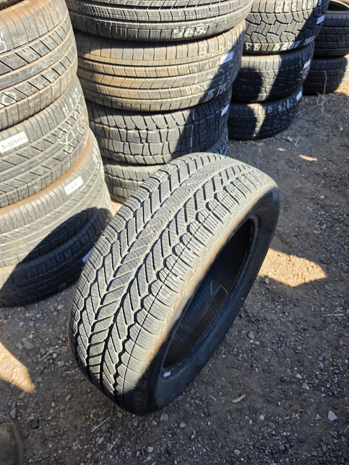 235/55R18 Set (4 Used Tires) Bridgestone Weather Peak
