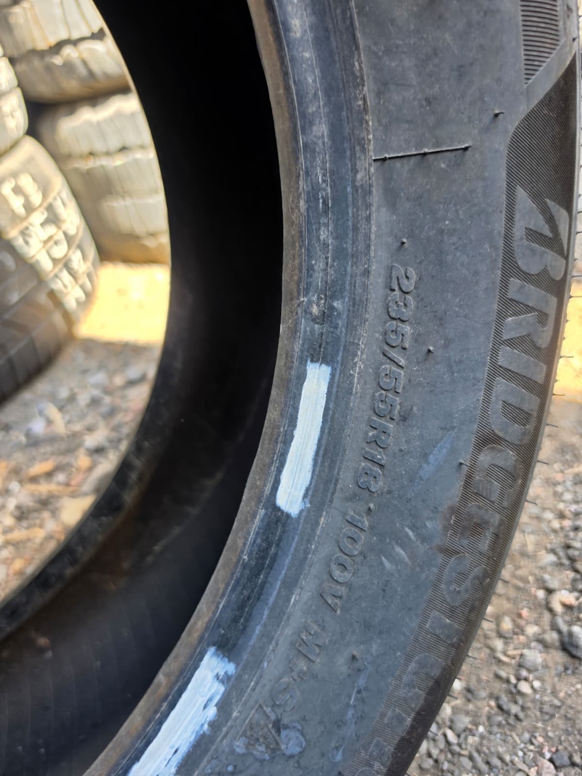 235/55R18 Set (4 Used Tires) Bridgestone Weather Peak