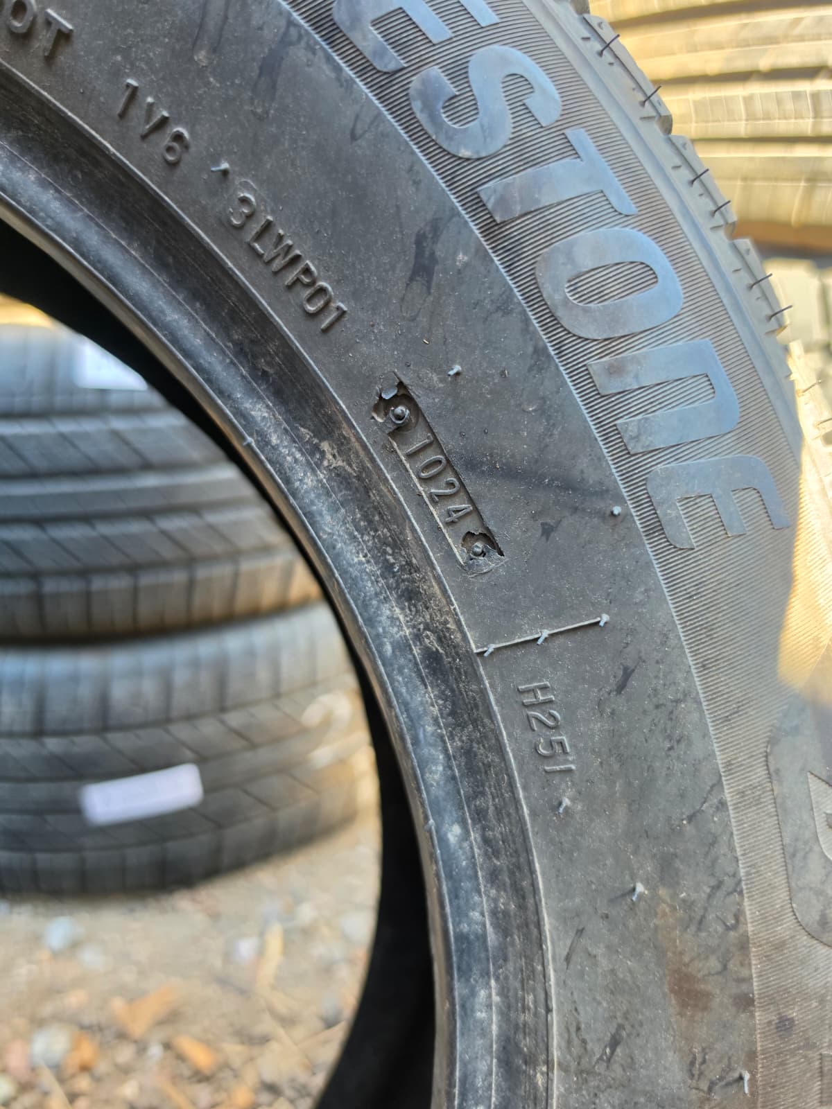 235/55R18 Set (4 Used Tires) Bridgestone Weather Peak