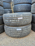 235/55R18 Pair (2 Used Tires) SuperMax HT-1
