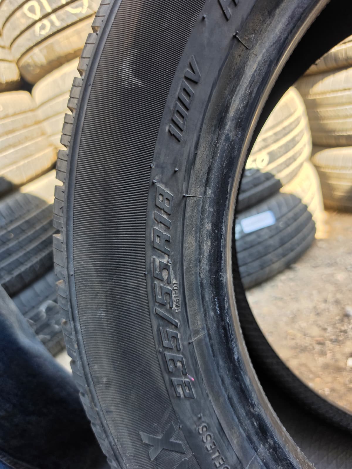 235/55R18 Pair (2 Used Tires) SuperMax HT-1