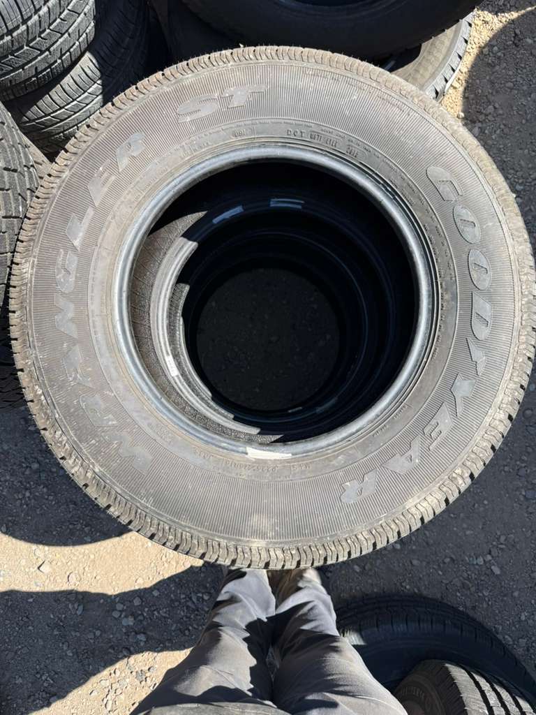 225/75R16 Set (4 Used Tires) Goodyear Wrangler ST