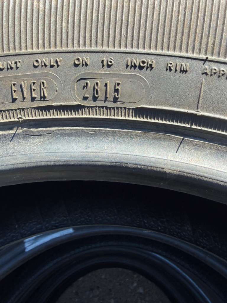 225/75R16 Set (4 Used Tires) Goodyear Wrangler ST