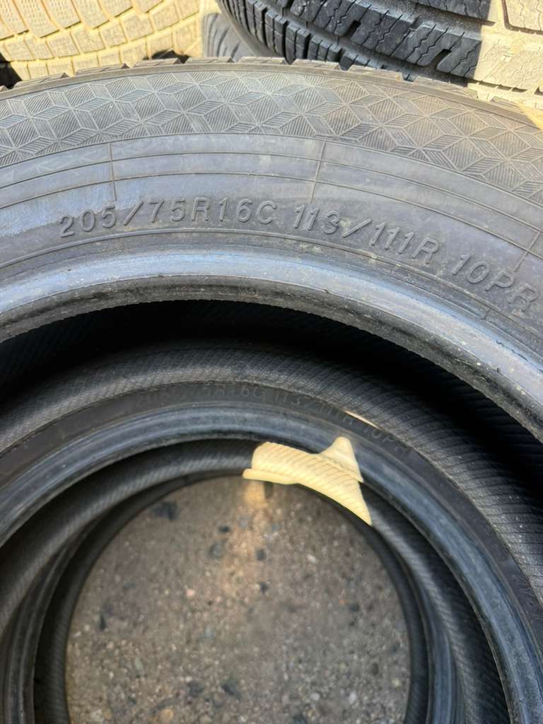 205/75R16C (3 Used Tires) Yokohama BluEarth-Van