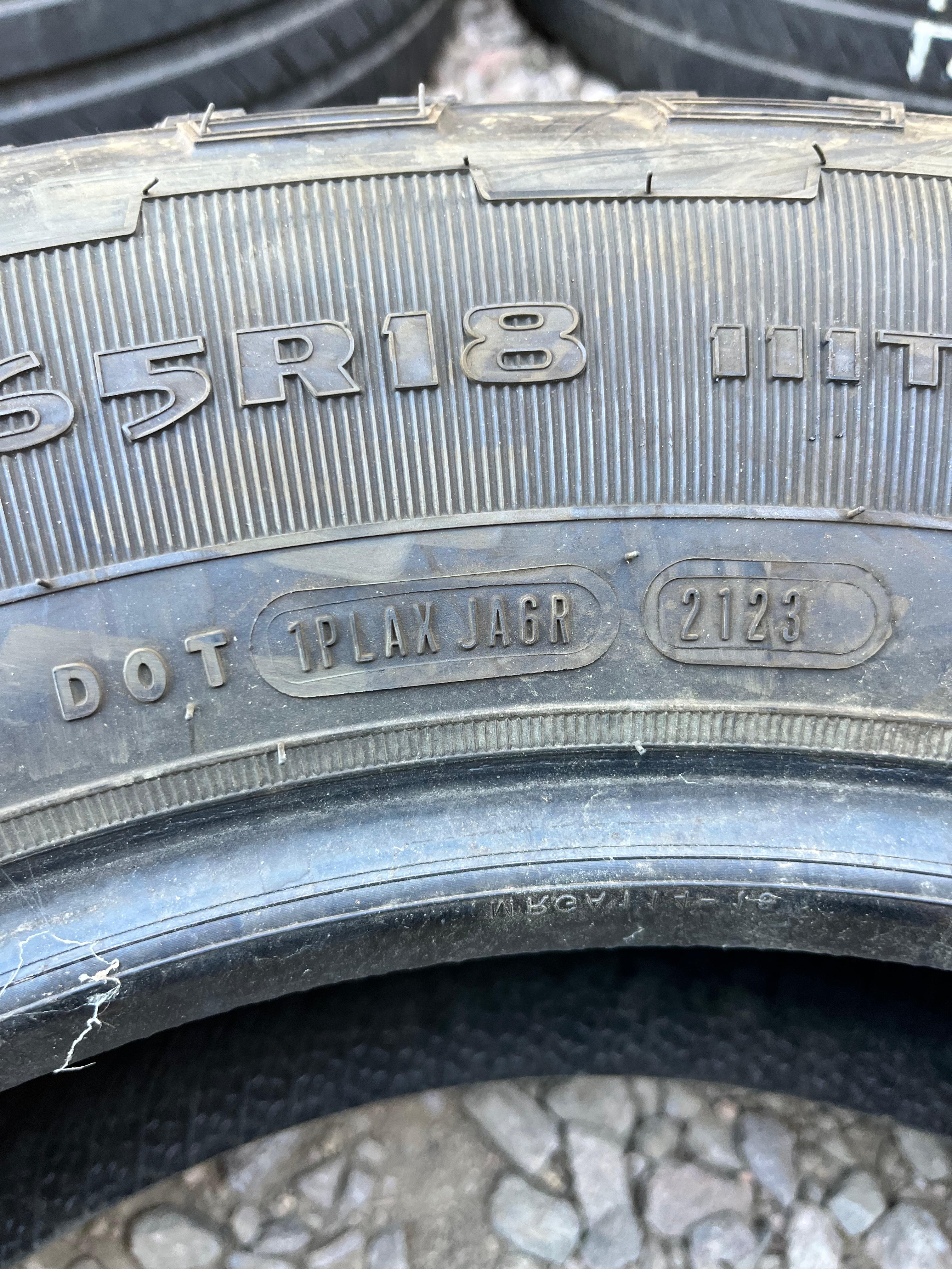 255/65R18 Pair (2 Used Tires) Goodyear Wrangler