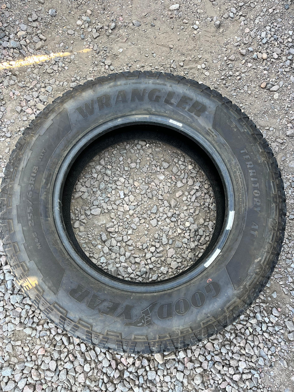 255/65R18 Pair (2 Used Tires) Goodyear Wrangler