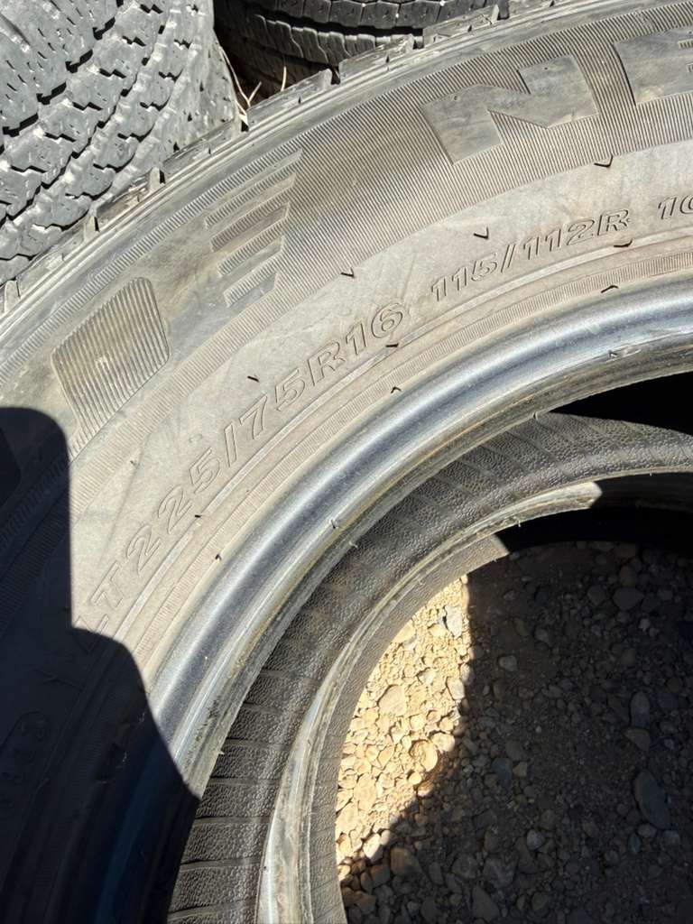 LT225/75R16 Pair (2 Used Tires)Nexen Roadian CT8 HL
