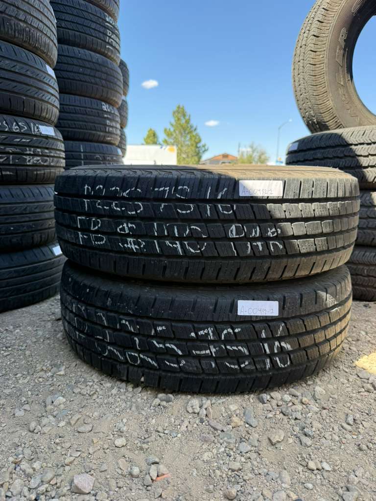 225/75R16  Pair (2 Used Tires) Kumho Cruegen HT51