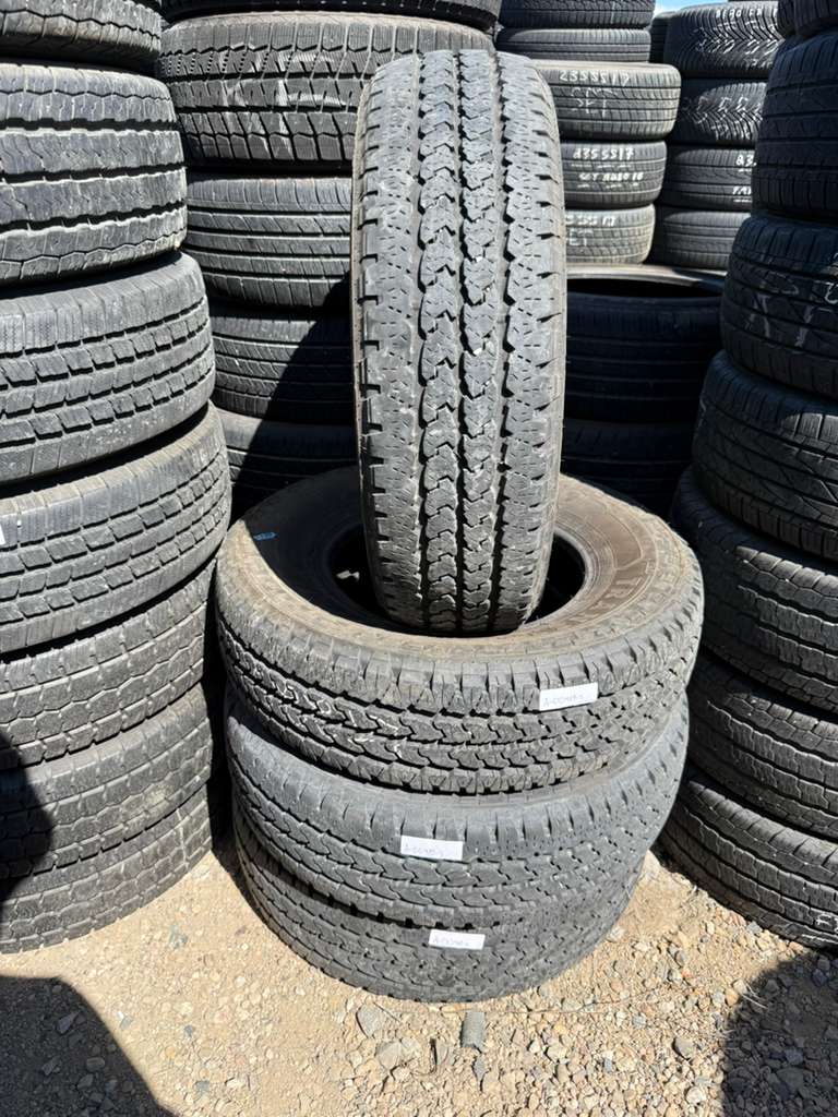 LT225/75R16 Set (4 Used Tires) Firestone Transforce AT2