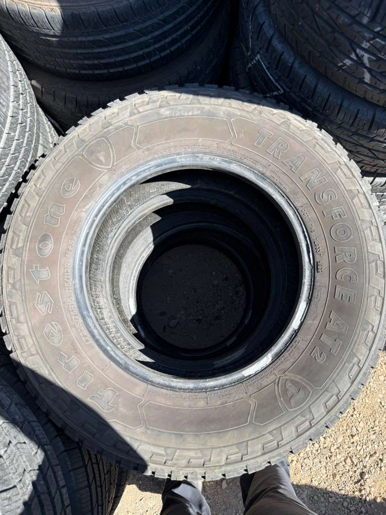 LT225/75R16 Set (4 Used Tires) Firestone Transforce AT2
