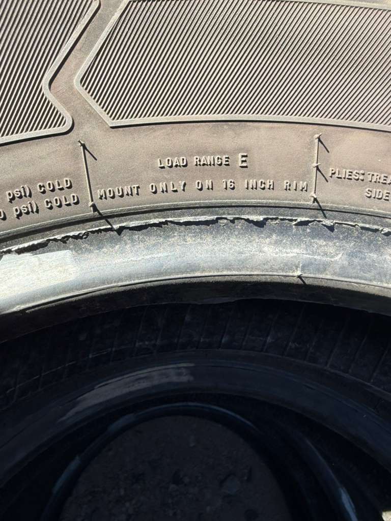 LT225/75R16 Set (4 Used Tires) Firestone Transforce AT2