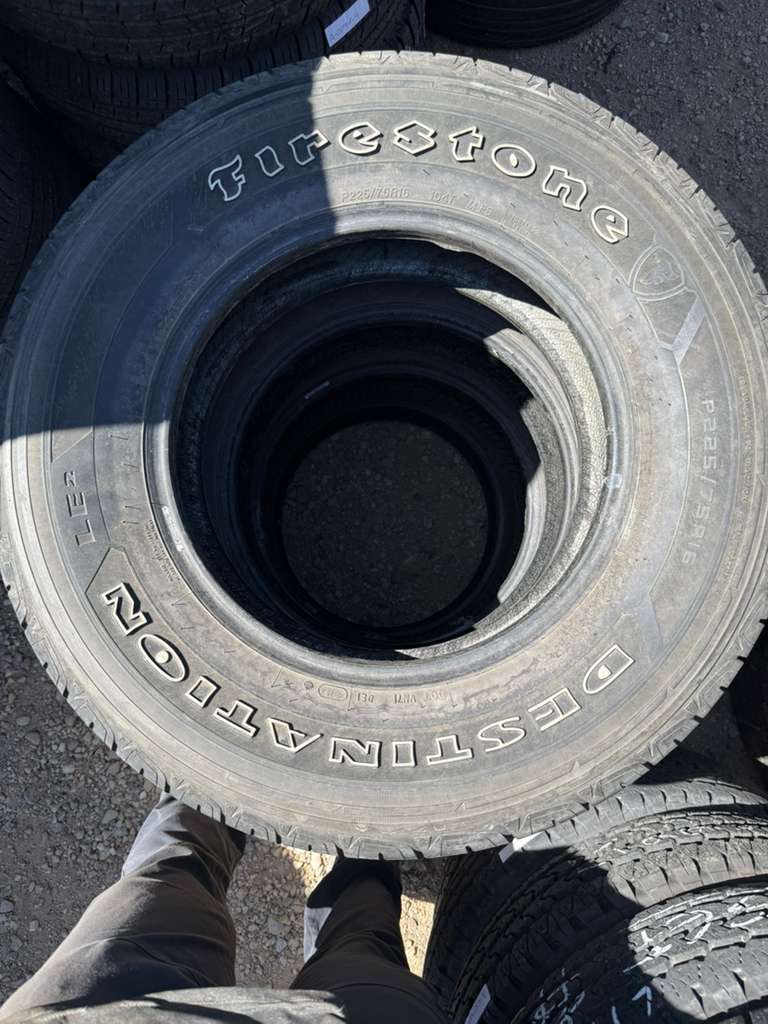 225/75R16 Set (4 Used Tires) Firestone Destination LE2