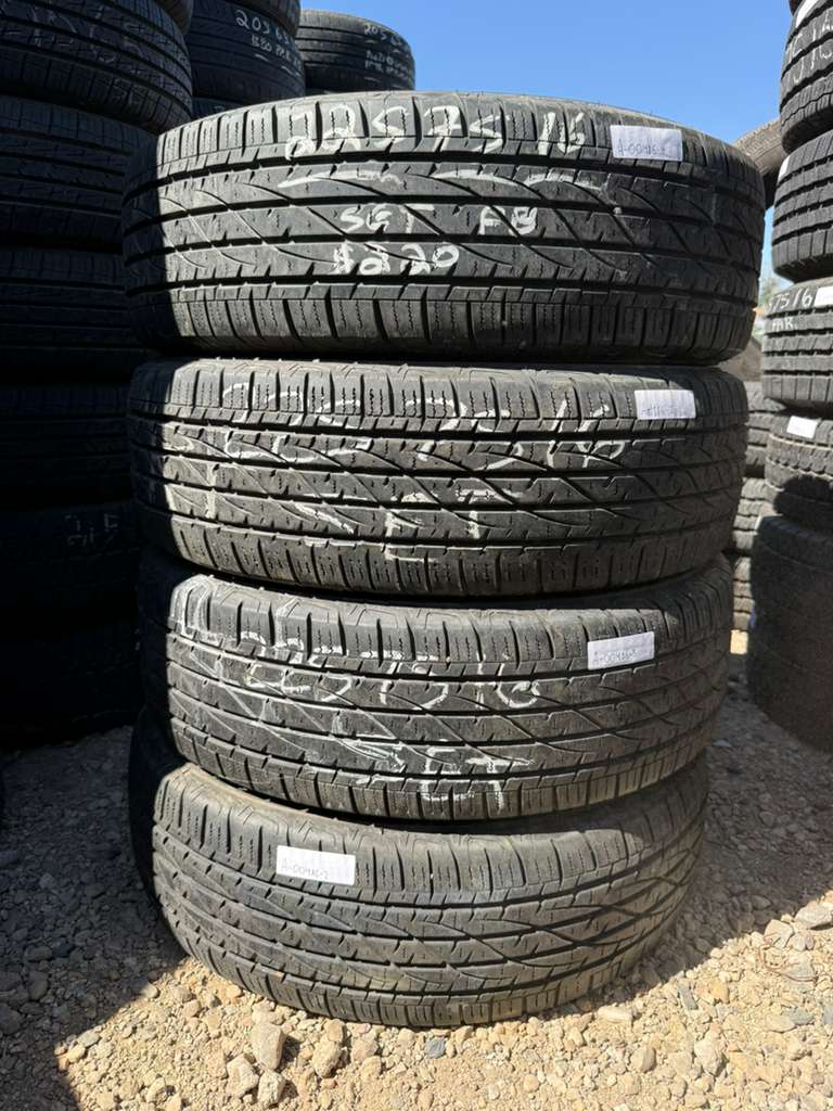 225/75R16 Set (4 Used Tires) Firestone Destination LE2
